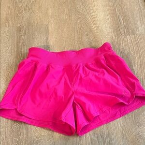 Reebok Women's Vibrant Pink Athletic Shorts
